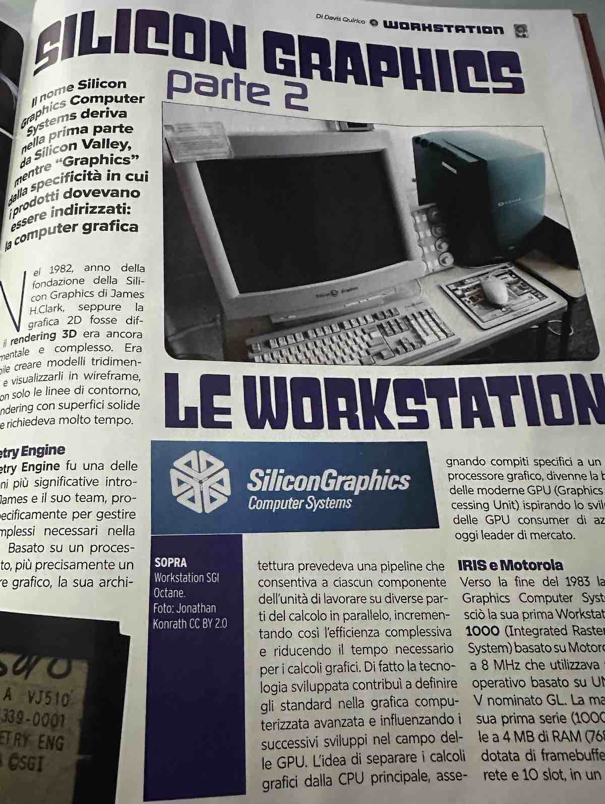Magazine article about Silicon Graphics workstations written by me